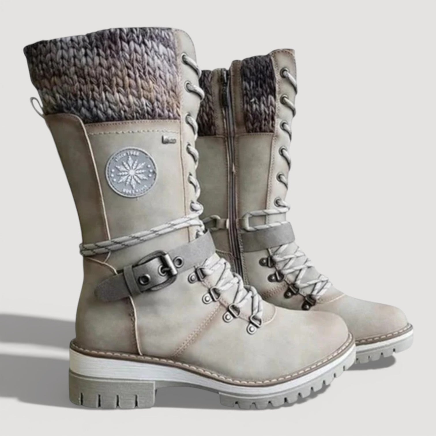 FARAH – WINTER LACE-UP BOOTS