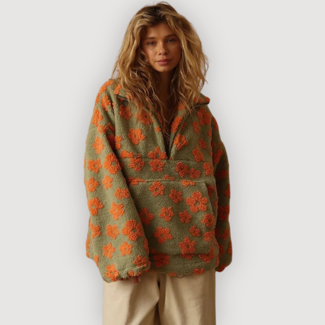 MYLENE – COSY FLORAL PULLOVER