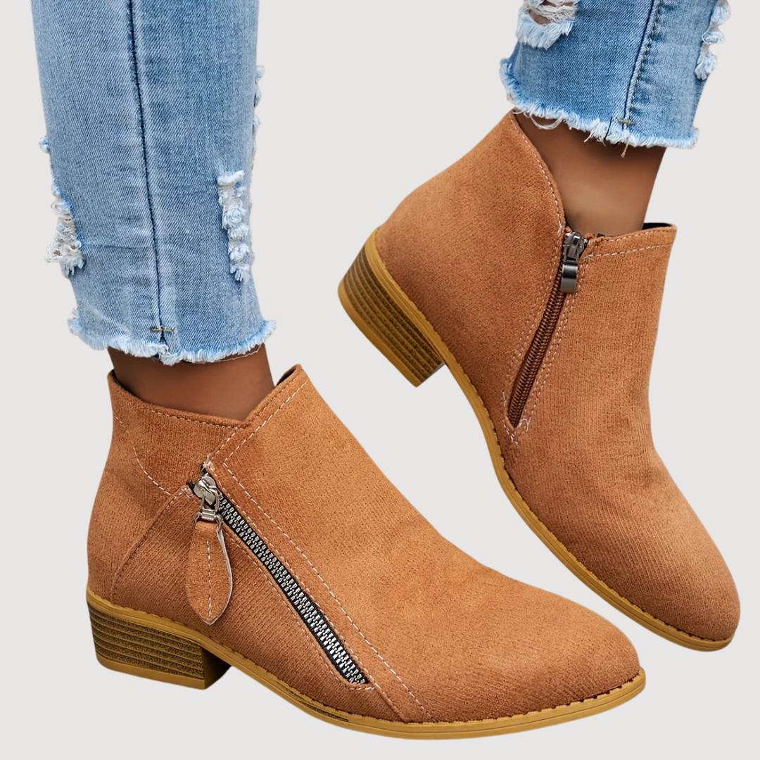 SHAYNE – CASUAL ZIP BOOTS