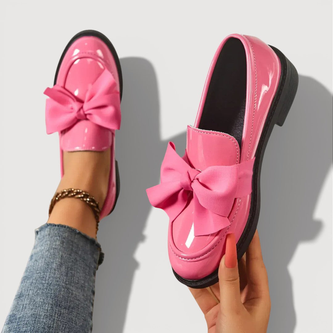 MAERYL – BOW DETAIL LOAFERS