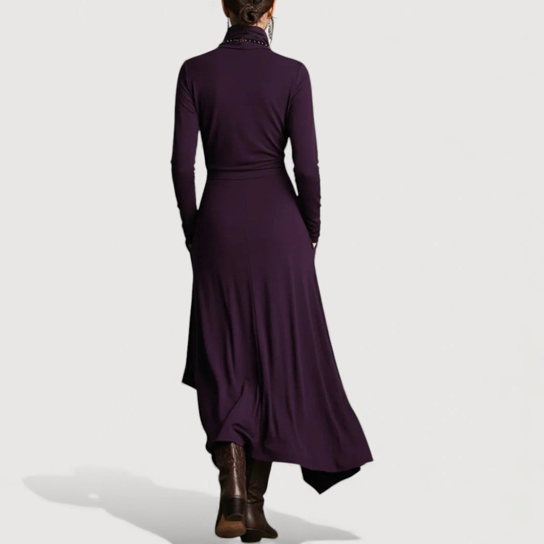 SALLIE – DRAPED MAXI DRESS