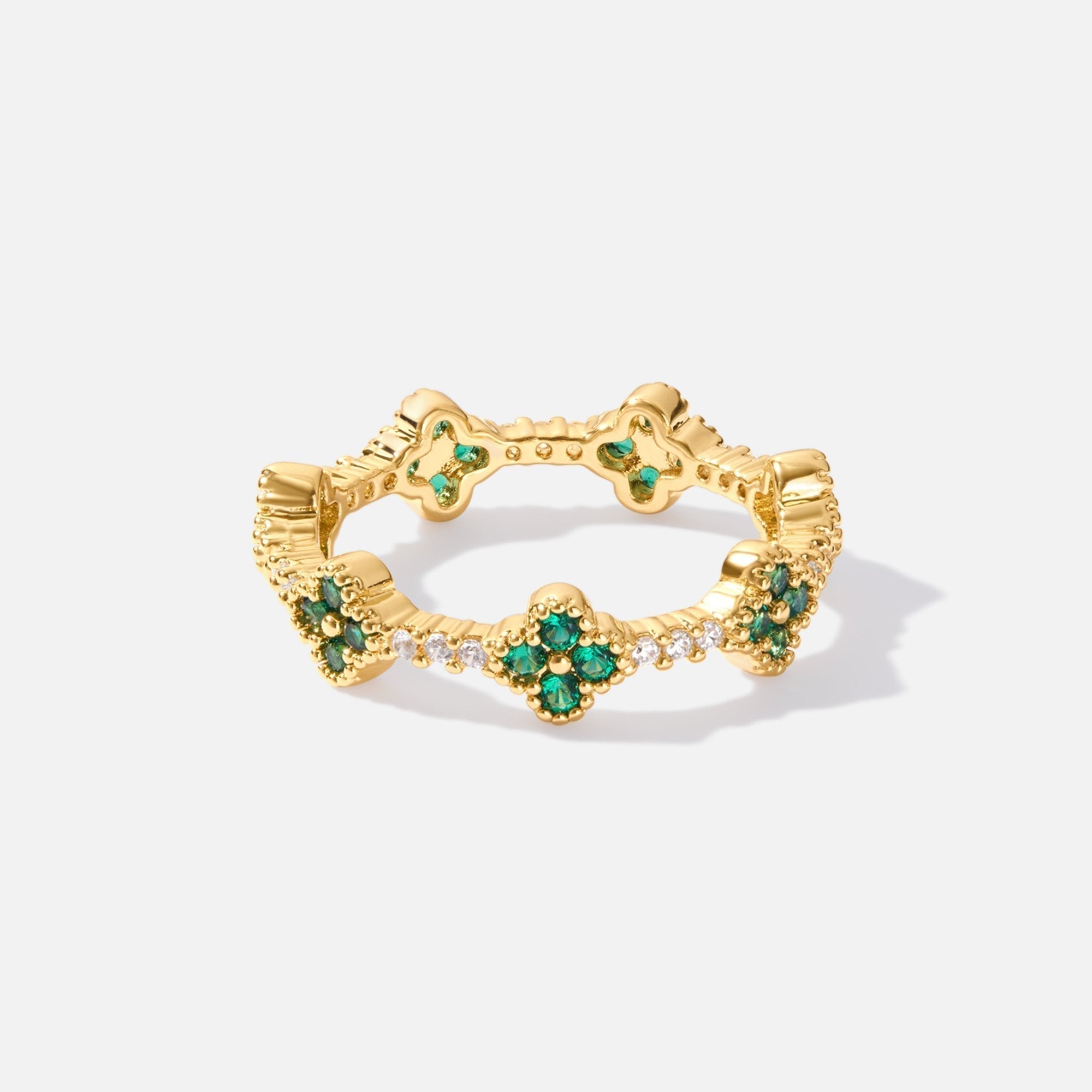 IVY – LUCKY CLOVER RING