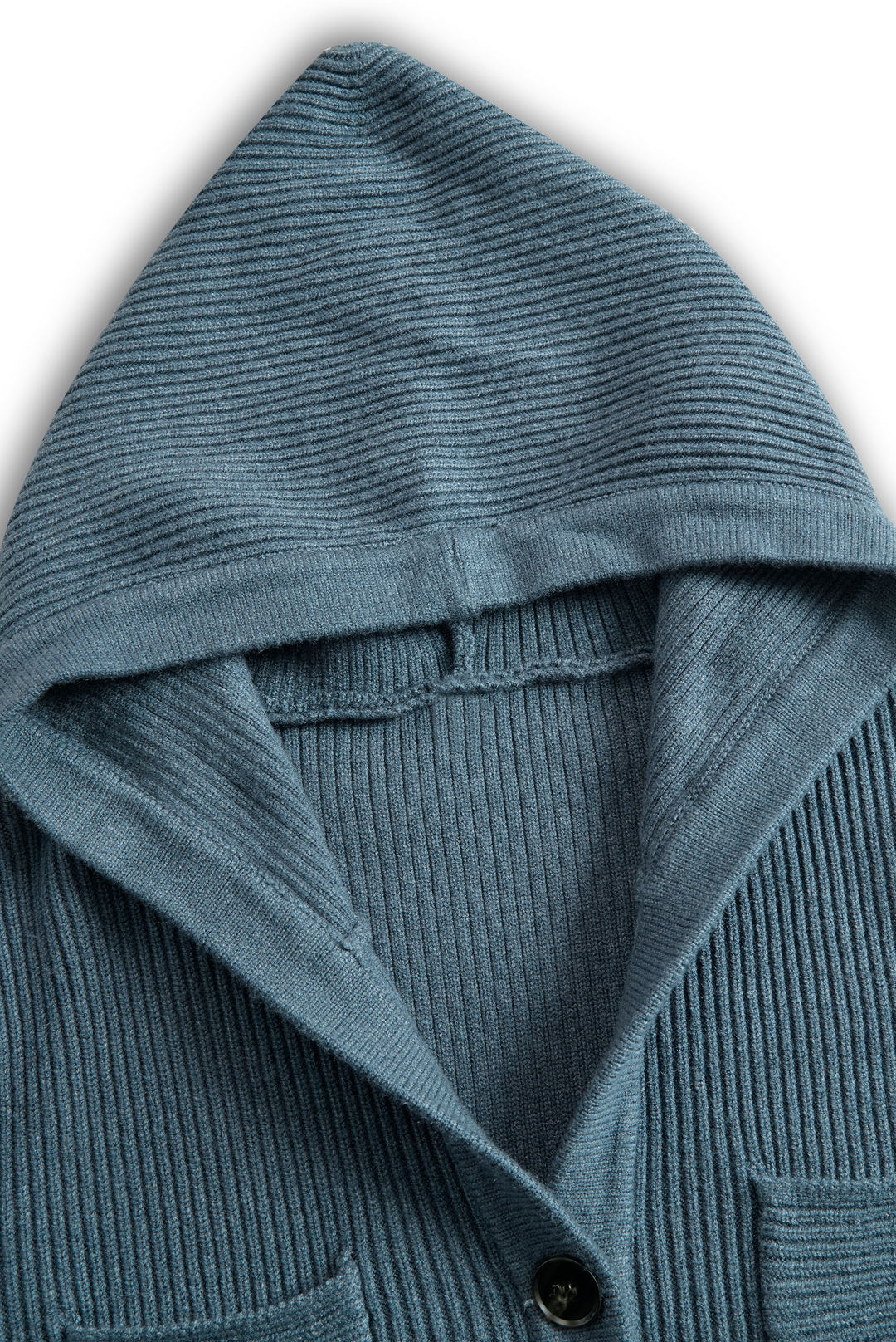 ANNA - Slim-fit Hooded Knitted Maxi Dress