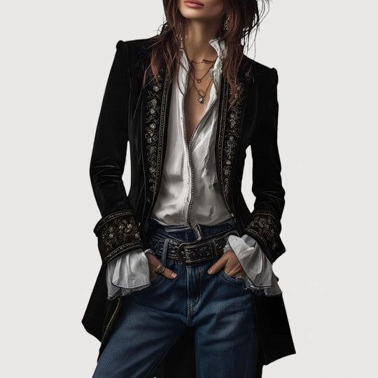 LYDIA – CHIC VELVET JACKET