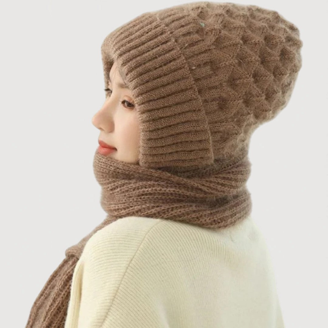 TALIA – WINTER HOODED SCARF