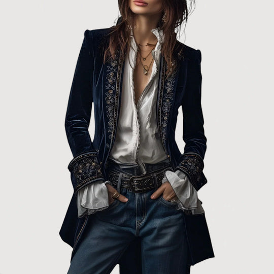 LYDIA – CHIC VELVET JACKET