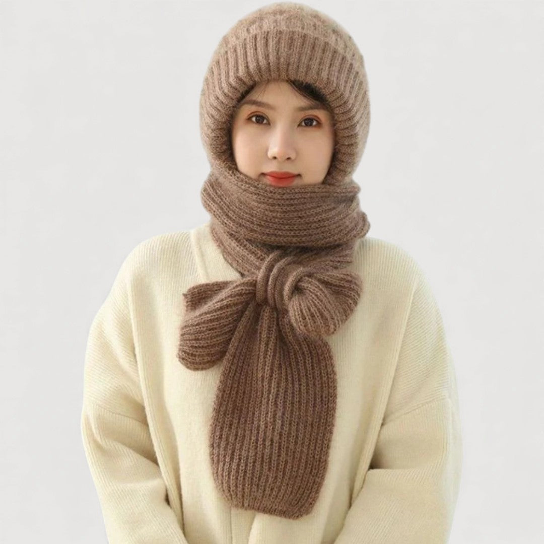 TALIA – WINTER HOODED SCARF