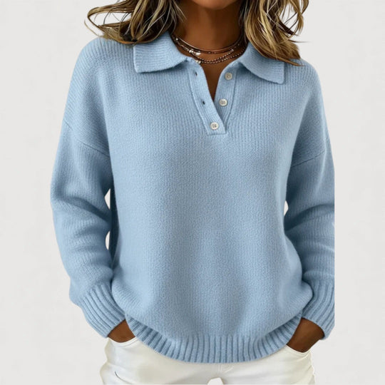 ISABEL – COSY COLLARED KNIT