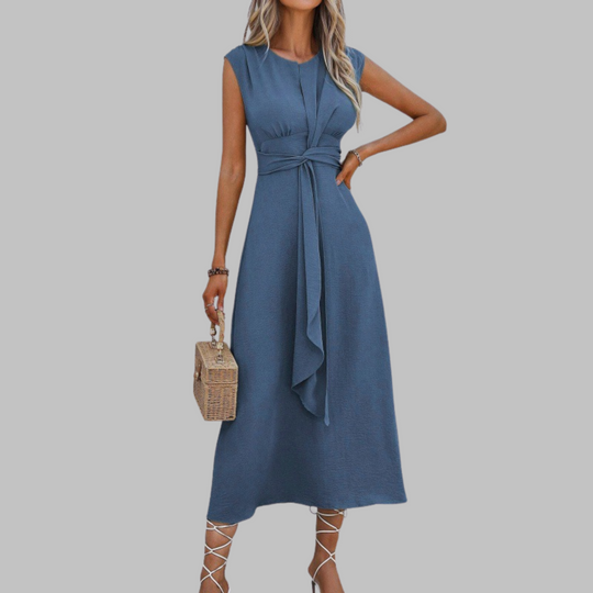 REESE™ | Elegant Sleeveless Round Neck Maxi Dress