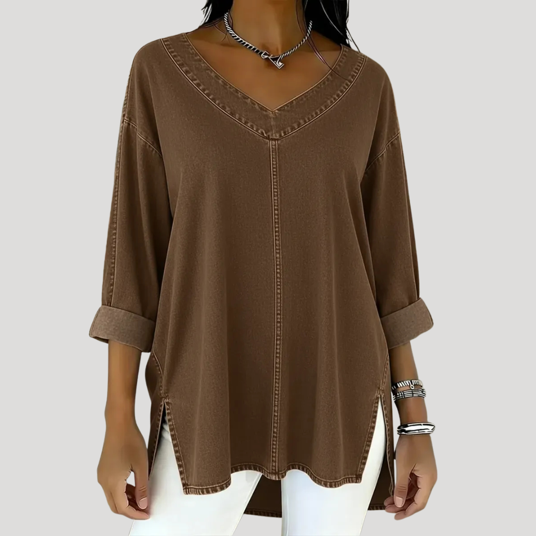 CHELSY – DENIM TOP