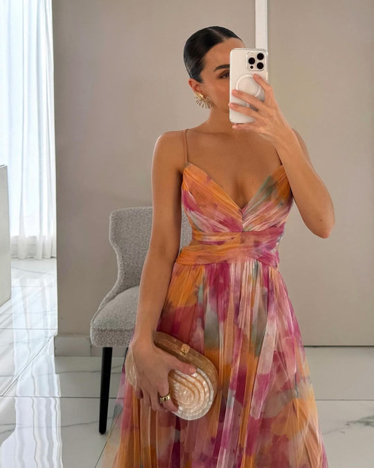 MADELINE™ | Floral Maxi Dress for Effortless Elegance