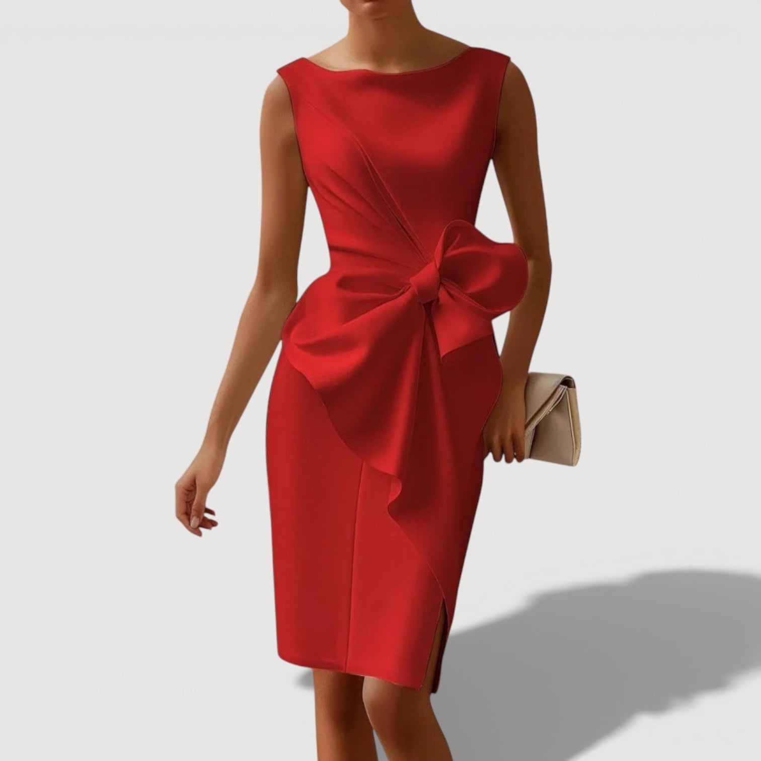 QUINN – SCULPTED MIDI DRESS