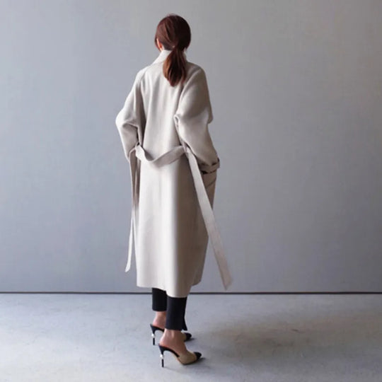 Elowen | Elegantní dlouhý zimní kabát pro ženy