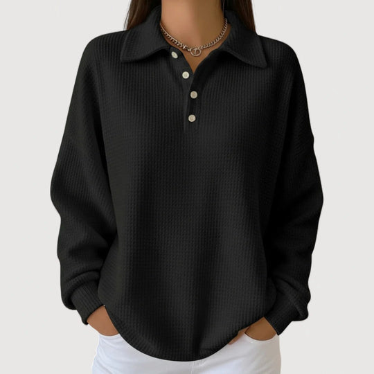 EMIE – COSY POLO TOP