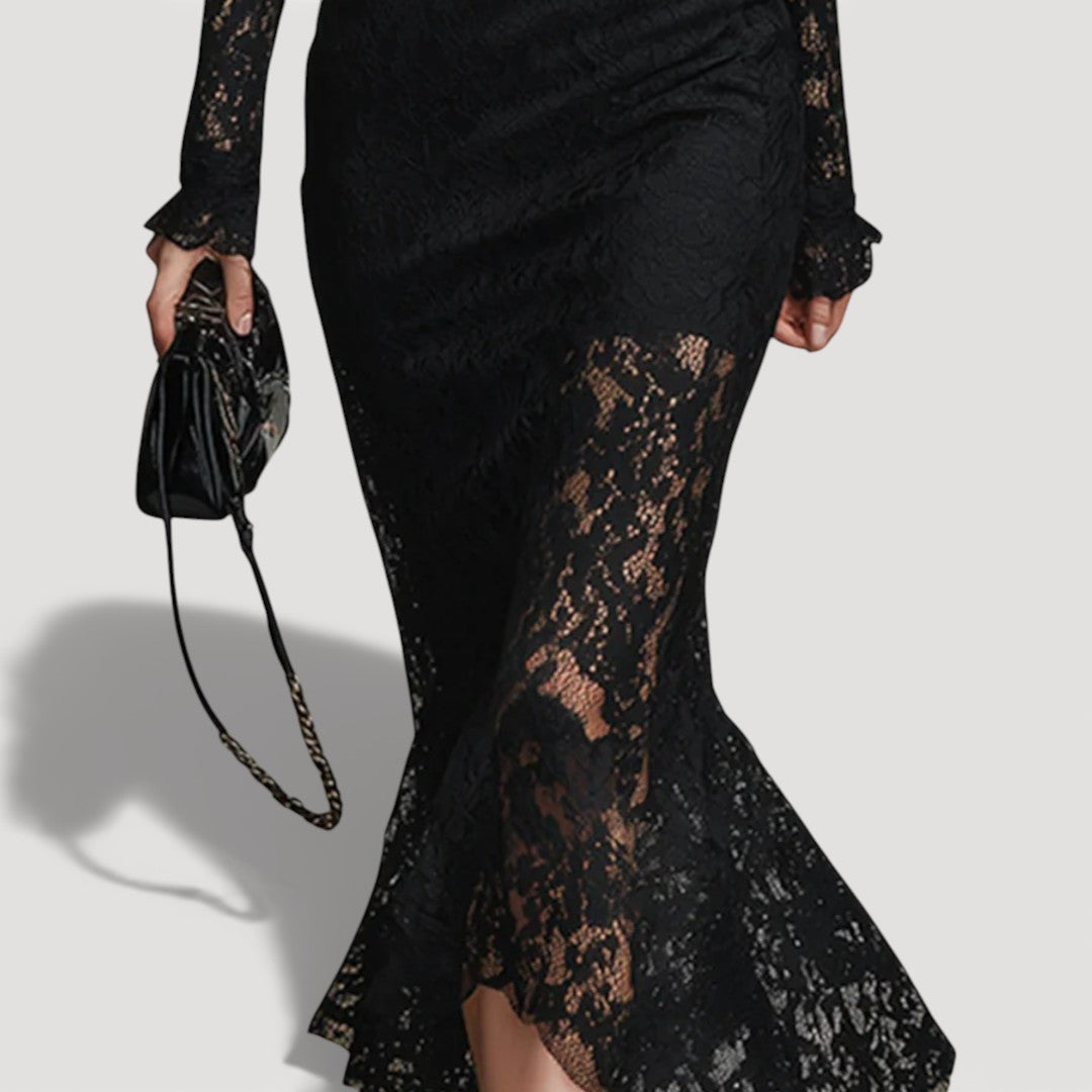 lizette maxi dress AFRM | LIZETTE CUTOUT SLINKY KNIT MAXI DRESS