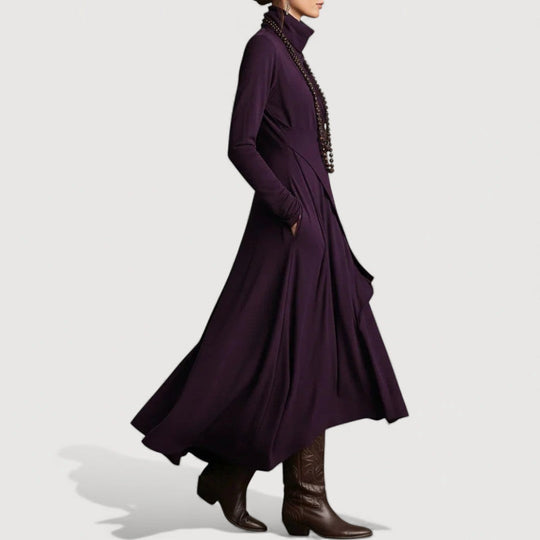 SALLIE – DRAPED MAXI DRESS