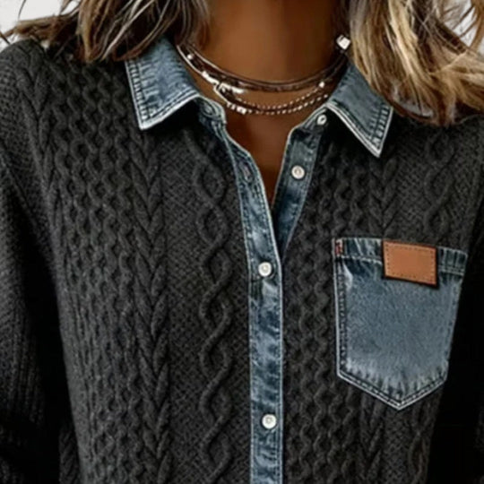 KALIA – DENIM PRINT SHIRT