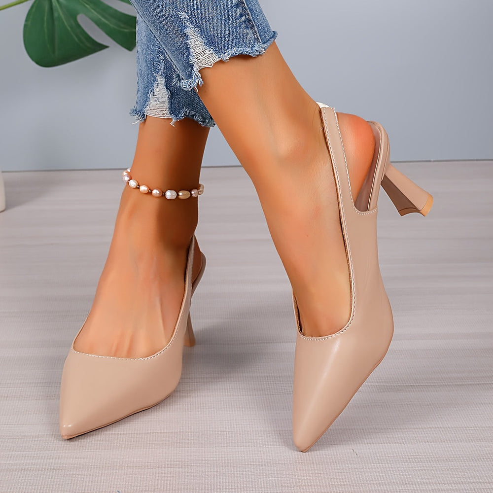 Sophia | Elegant Slingback Heels