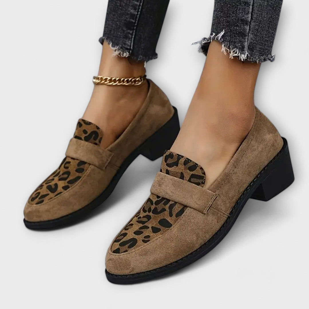 Karla - Elegantní dámské boty s leopardím vzorem