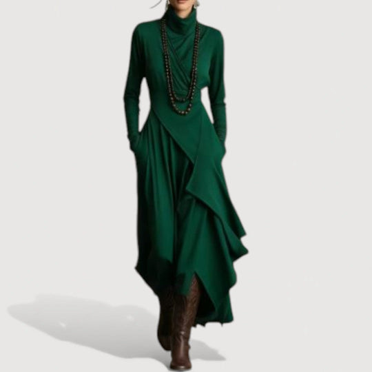 SALLIE – DRAPED MAXI DRESS