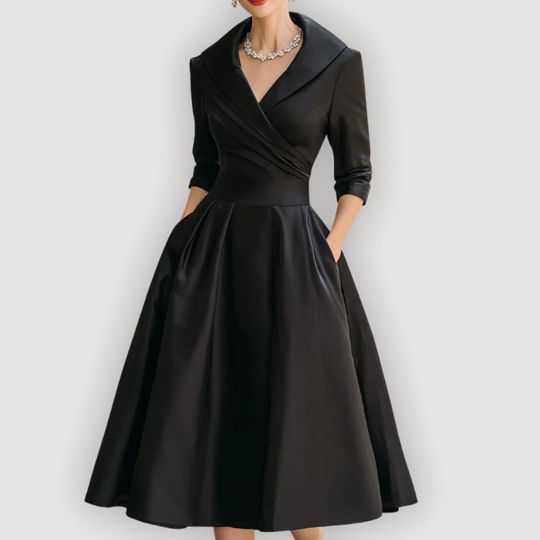 LEONA – CHIC MIDI DRESS