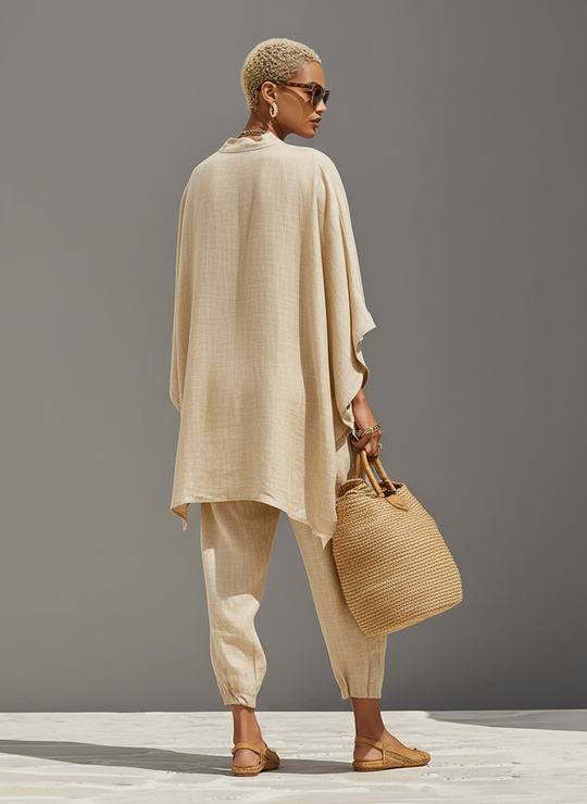 HELENA - Neutral Linen Set