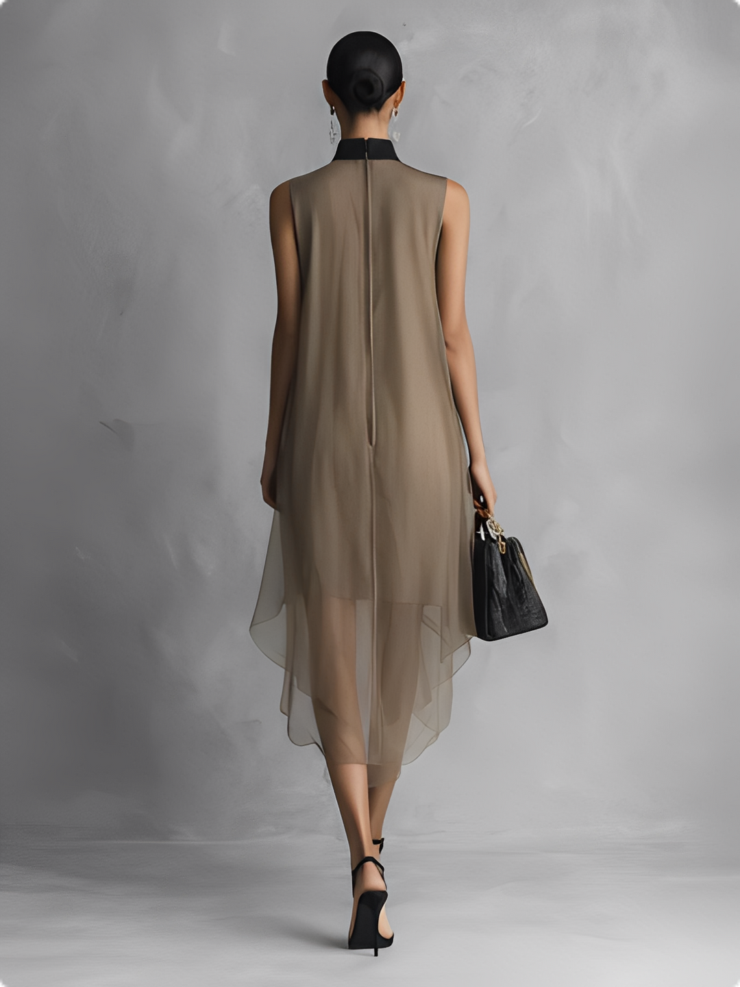 ISABEL - Light Luxury Chiffon Sleeveless Dress