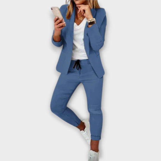 Sophia – Elegantní a Pohodlný Blazer Set