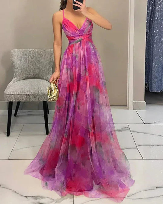 MADELINE™ | Floral Maxi Dress for Effortless Elegance
