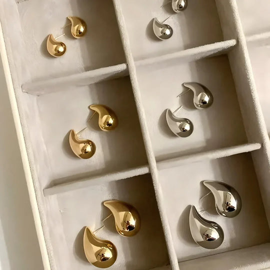 LAUREL – GOLD-PLATED WATER DROPS