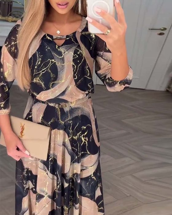 Daisy - Breathable Floral Chiffon Dress