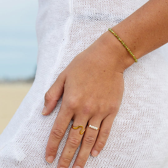 ELISE – PEARL ACCENT RING