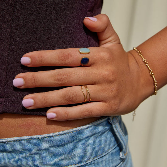 CELIA – GOLD INFINITY RING