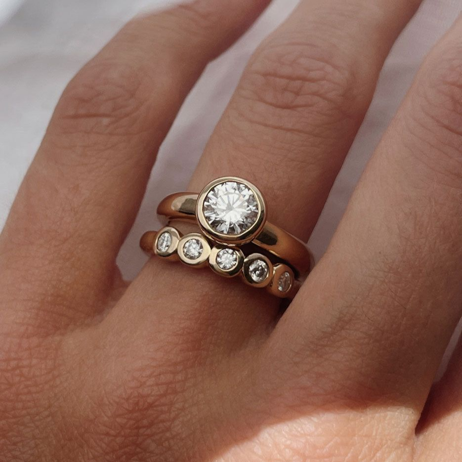 ROWAN – VINTAGE ZIRCONIA RING SET