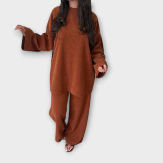 Ingrid - Set pro plnoštíhlé - Žebrovaný styl